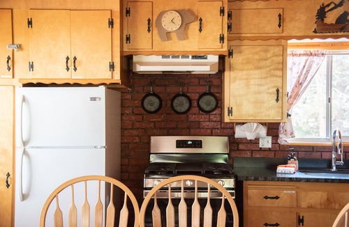 Big Bear Lake Cabin | PRIME Location~Walk to Ski Shuttle ~ Fully Fenced ~ EV Charger ~ Mini Sled Hill