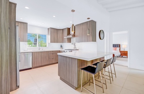 Racquet Club South House | Racquet Club East Home with Modern Flair | Pool, Spa & Outdoor Living