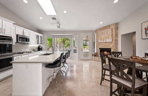 Magnesia Falls Cove House | Rancho Mirage Estate | Saltwater Pool, Spa, Game Room, Outdoor Kitchen · 4BR