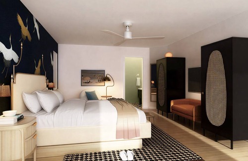 West Beach Hotel | Relaxing Beachside Stay! Onsite Pool, Gym & Parking! Walk to State Street Dining