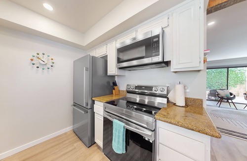 Sunrise Vista Chino Apartment | Remodeled ground-floor condo with pools, hot tub, tennis, & patio - dog-friendly