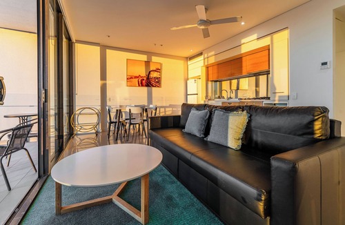 Eagle Farm Apartment | River Views & Stylish Stay at Portside Wharf