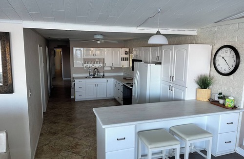 Parker Strip House | Riverfront Parker Strip House w/Private Dock, Covered Boat & Trailer Parking