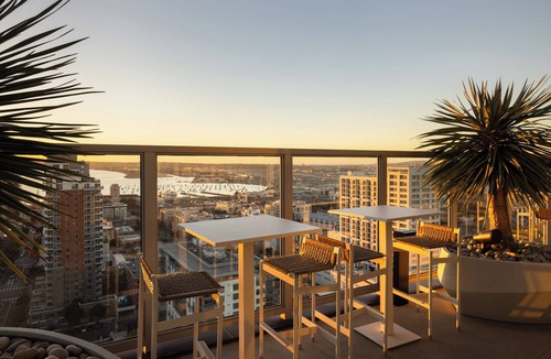 Civic Core Apartment | Rooftop Views + Pool + Fitness Studio | Little Italy | Ancora by AvantStay