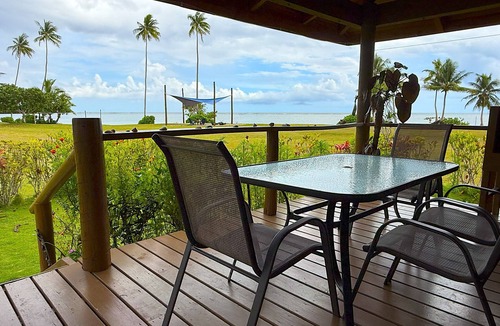 Savusavu Apartment | Seahorse Bungalow - Truly beachfront, unobstructed ocean view, private, clean