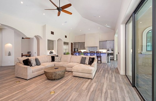 Bermuda Dunes House | Secluded 13BR-11BA Gated Estate: Island River Pool&Pool House, Golf & LG Jacuzzi