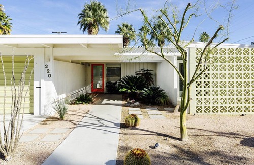 Sunmor House | Serene Mid-Century Oasis with Salt-Water Pool