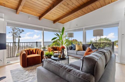 Half Moon Bay House | Serene Oceanview Escape with Expansive Deck home