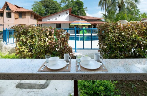 Manzanillo House | Serene Poolside Stay | Walk to Beach | Near Dining