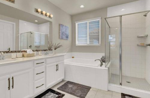North Las Vegas House | Serenity Retreat: 3BR, Heated Pool, Parking