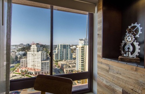 Civic Core Resort | Sleek City-View King Suite Near San Diego’s Best Food & Nightlife