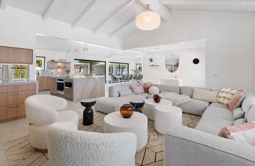 Racquet Club West House | Solaris - Modern Mediterranean Estate with Pool, Spa and Fire Pit