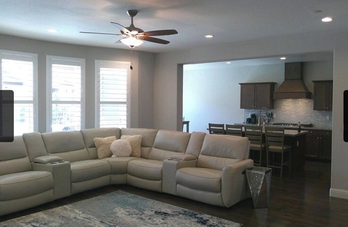 Visalia House | Spacious 4-bedroom house in peaceful Visalia with AC, pool, spa, full game room