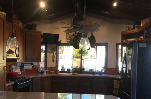 Palm Desert House | Spanish Desert Home, private with mountain views.