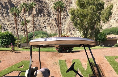 La Quinta Condo | SPECIAL! MTN VIEWS, REMODELED! 4-SEATER GOLF CART, BIKES, POOL FLOATS & MORE!