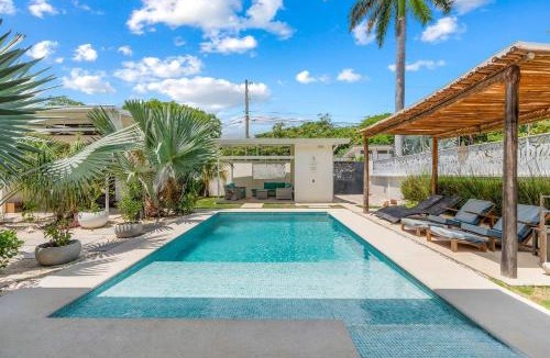 Potrero House | Sprawling Modern Property with a Tranquil Outdoor Living Space swimming pool and a private Casita