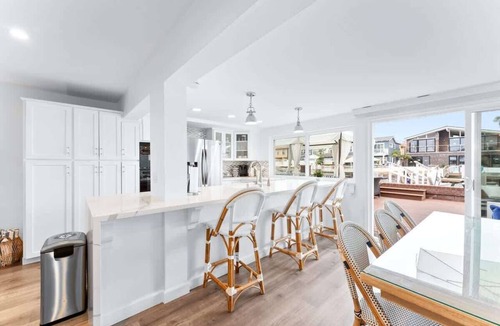 West Newport House | Stunning Bayfront Home with Epic Dock on Peninsula!