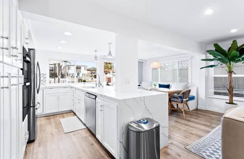 West Newport House | Stunning Bayfront Home with Epic Dock on Peninsula!