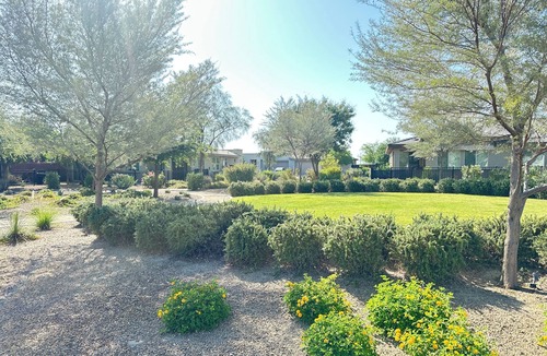 Indio House | STUNNING TRILOGY POLO CLUB DESERT-VIBE 2BR + OFFICE/2BATH NEWER HOME