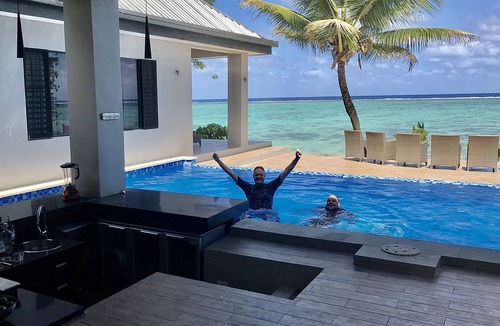 Tagaqe House | Sunny/Solar ways, a private beachfront location, add transfers & chef meals.