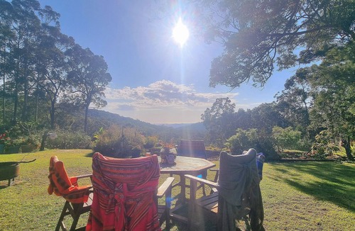 Bonogin House | Sunrises & Ocean views on the horizon, pet friendly,fire pit, relax.