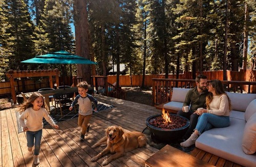 Carnelian Bay Cabin | Tahoe A-Frame Retreat - Walk2Beach - Hot Tub - Fenced Yard - Dogs Welcome
