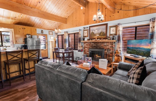 Big Bear Lake House | The Cuddle Inn - Walk to Village & Lake, Fireplace, Barbecue