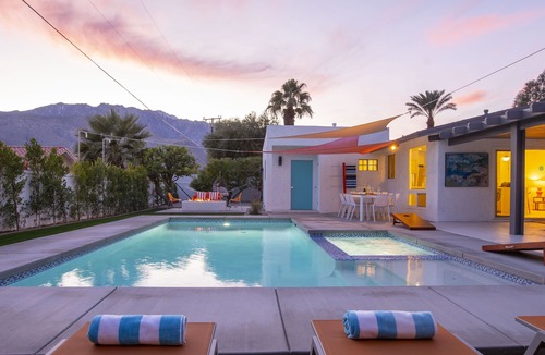 Racquet Club South House | The Hudson - Palm Springs: Private Mid Mod Oasis!