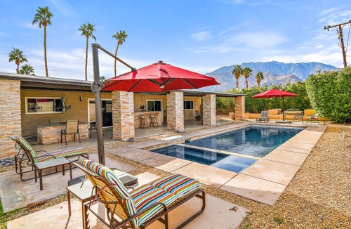 Racquet Club South House | Three Palms: Pool, Spa, Fire Pit, Pet Friendly!