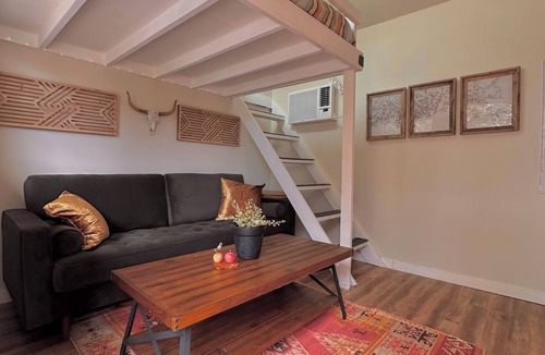 Julian Cottage | Tiny Farmhouse Cottage with Loft - Drift Asleep by Stargazing through Skylight