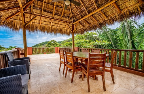 Islita Villa | Tranquil retreat with amazing views of rainforest & ocean, pool, rooftop balcony