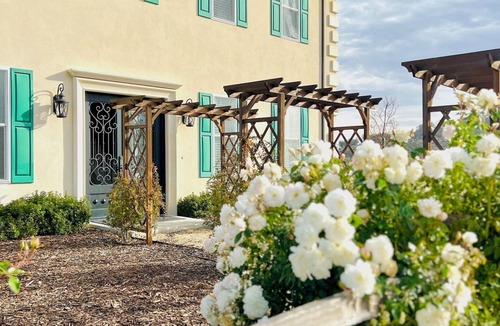 Creston Villa | Tuscan-style Villa, Vineyard, Spa, Game room, Bocce, 20 min from Paso Robles