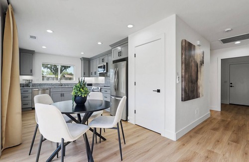 Modesto House | TVs in living and master, private yard and high-speed Wi-Fi.