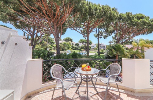 Almancil Villa | Vacation Villa "Villa Karon" with Garden, Pool, Shared Tennis Court, Wi-Fi & Terrace