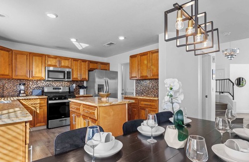 North Las Vegas House | Vegas 5BR: Movie Theater, Pool, Hot Tub & Arcade