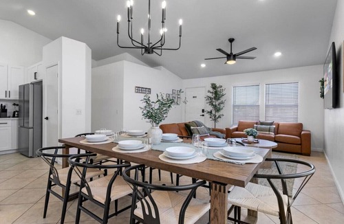 North Las Vegas House | Vegas Trip 6BD Home: Spa, Arcades, and More!