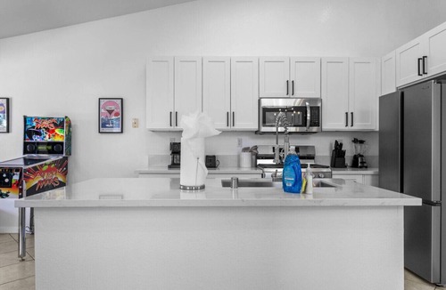 North Las Vegas House | Vegas Trip 6BD Home: Spa, Arcades, and More!