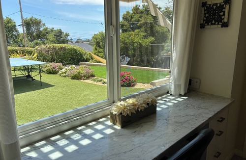 Alta Mesa House | Views, Ocean/Mountain, Hot Tub, AC, Walk to Mesa Village, Gated Yard