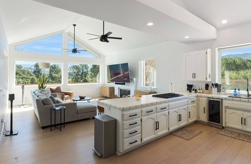 Solvang House | Walk to downtown! Relaxing oasis in Solvang with pool, spa, and fitness room.