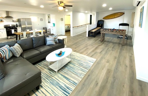 Grover Beach House | Walkable Beach ~ Patio BBQ&Fire Pit ~ Family/Pet Friendly ~ Game Room ~ A/C