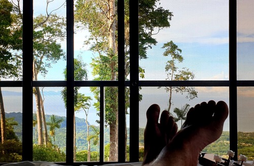 Ballena House | WHALES TAIL View Exotic Designer House 13 acre PRIVACY, Birding w 50 MILE VIEW