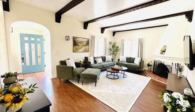 100-Year-Old Spanish Revival 4BR, 2 Master Suites
