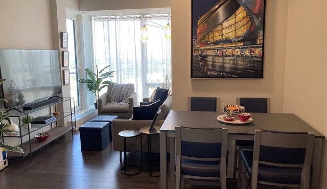 2 Bed/2 Bath executive condo, secure building in Ice District includes parking. in Edmonton