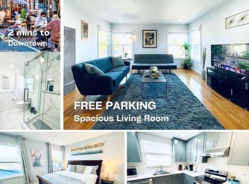 804- SanMateo Comfortable 2BR Home WiFI and free Parking