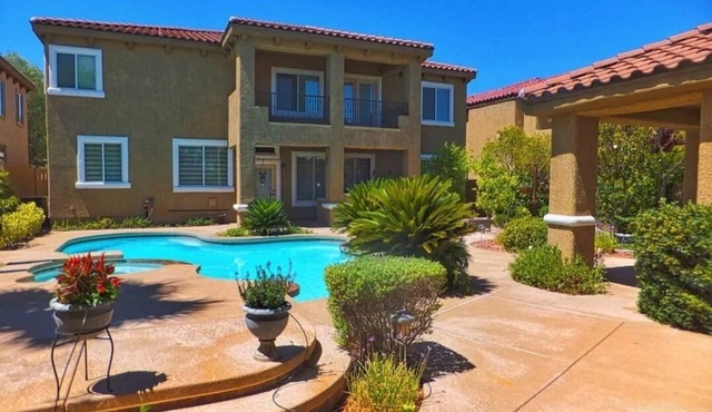 All the amenities You could ask for and minutes from strip with pool and spa!
