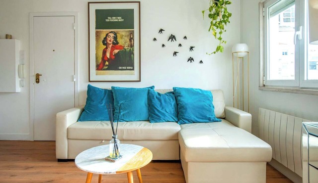 Bright 1bedroom apartment in Campo de Ourique