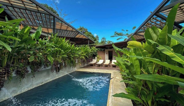 Caribbean Courtyard | Luxury Jungle Villa w Pool