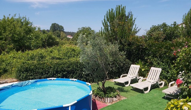 Casa de Alagoa T3, 3m splash pool, pretty views, Arganil 2km, 6/8 pers