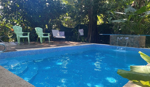 Casa Del Caribe with Bali Style Pool for Rent in Cocles, 300 meters from beach