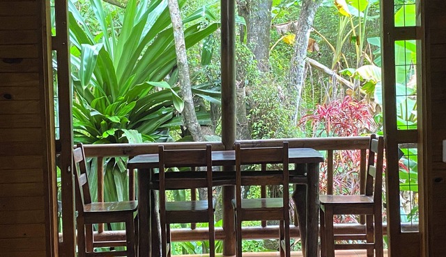 Colibri beautiful house in the middle of an exotic garden